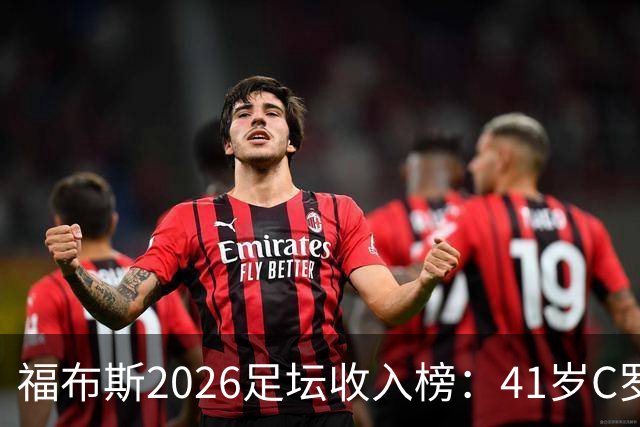 福布斯2026足坛收入榜：41岁C罗3亿刀断层第1，39岁梅西1.45亿第2